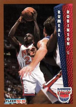 1992-93 Fleer Rumeal Robinson #390 card image