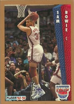 1992-93 Fleer Sam Bowie #142 card image