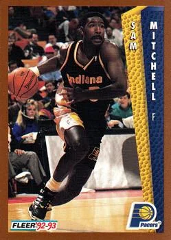 1992-93 Fleer Sam Mitchell #351 card image