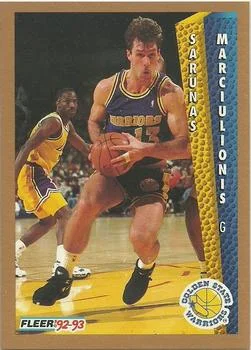 1992-93 Fleer Sarunas Marciulionis #76 card image