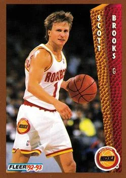 1992-93 Fleer Scott Brooks #344 card image