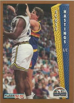 1992-93 Fleer Scott Hastings #329 card image