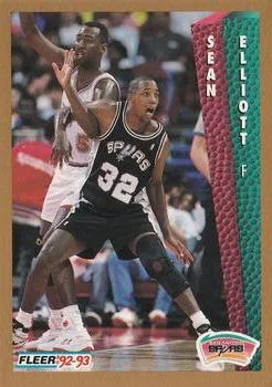 1992-93 Fleer Sean Elliott #204 card image