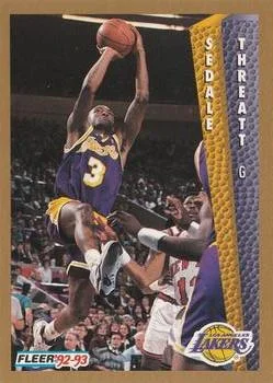 1992-93 Fleer Sedale Threatt #113 card image