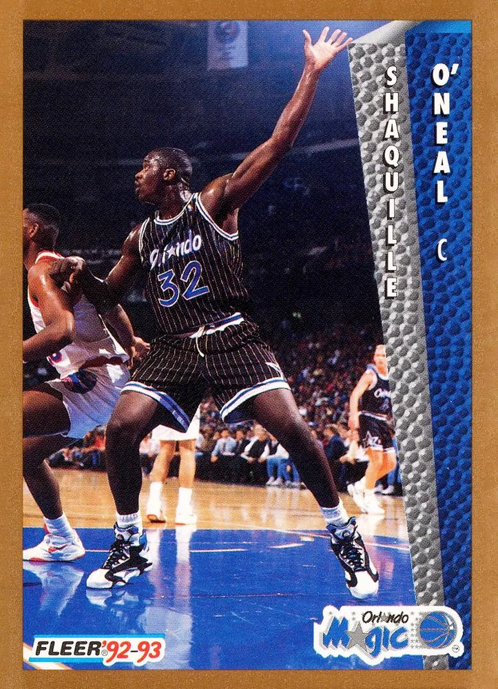 1992-93 Fleer Shaquille O'Neal #401 card image