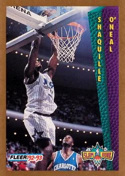 1992-93 Fleer Shaquille O'Neal SD #298 card image