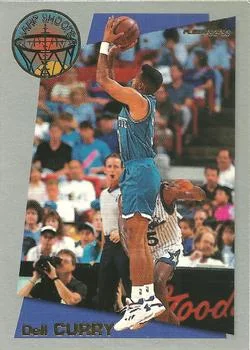 1992-93 Fleer Dell Curry [Sharpshooters] Sharpshooters #16 card image