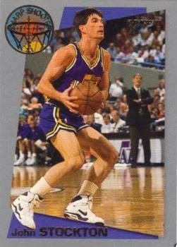 1992-93 Fleer John Stockton [Sharpshooters] Sharpshooters #11 card image