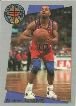 1992-93 Fleer Michael Adams [Sharpshooters] Sharpshooters #8 card image