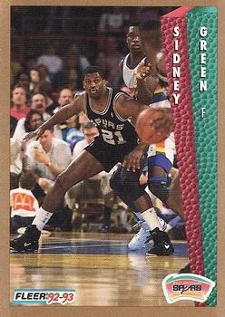 1992-93 Fleer Sidney Green #428 card image
