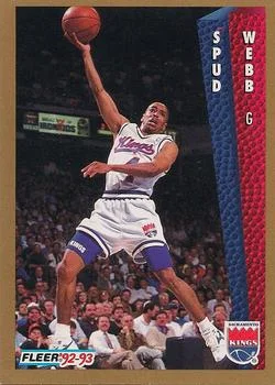 1992-93 Fleer Spud Webb #200 card image