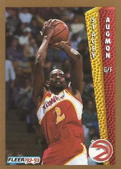 1992-93 Fleer Stacey Augmon #1 card image