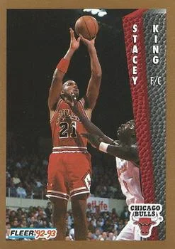1992-93 Fleer Stacey King #33 card image