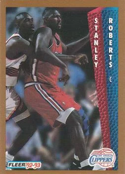 1992-93 Fleer Stanley Roberts #357 card image