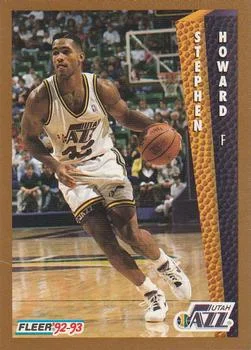 1992-93 Fleer Stephen Howard #434 card image