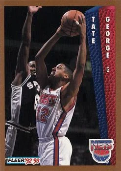 1992-93 Fleer Tate George #388 card image
