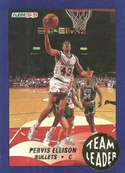 1992-93 Fleer Pervis Ellison [Team Leaders] Team Leaders #27 card image