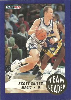 1992-93 Fleer Scott Skiles [Team Leaders] Team Leaders #19 card image
