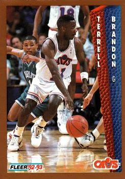 1992-93 Fleer Terrell Brandon #39 card image
