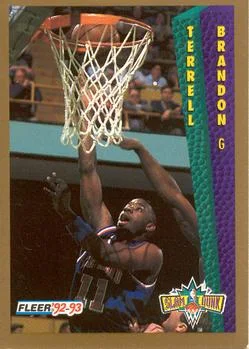 1992-93 Fleer Terrell Brandon SD #280 card image