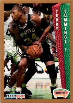 1992-93 Fleer Terry Cummings #203 card image