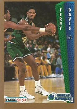 1992-93 Fleer Terry Davis #48 card image