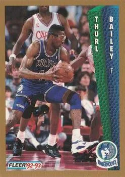 1992-93 Fleer Thurl Bailey #131 card image