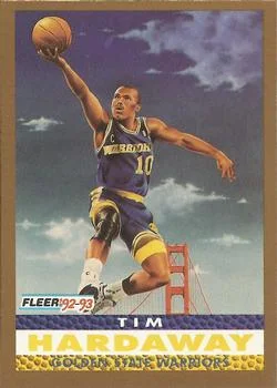 1992-93 Fleer Tim Hardaway PV #251 card image