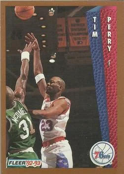 1992-93 Fleer Tim Perry #408 card image