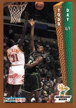 1992-93 Fleer Todd Day #372 card image