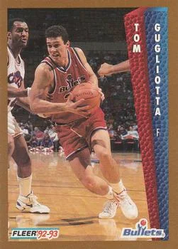 1992-93 Fleer Tom Gugliotta #437 card image