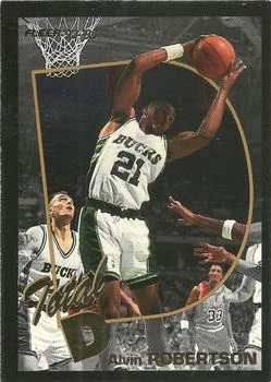 1992-93 Fleer Alvin Robertson [Total D] Total D #11 card image