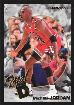 1992-93 Fleer Michael Jordan [Total D] Total D #5 card image