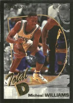 1992-93 Fleer Micheal Williams [Total D] Total D #8 card image