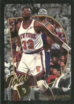 1992-93 Fleer Patrick Ewing [Total D] Total D #7 card image