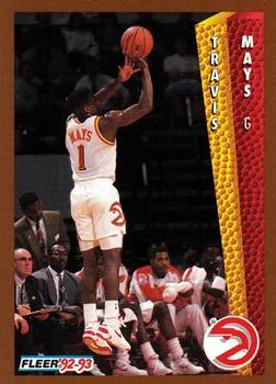 1992-93 Fleer Travis Mays #303 card image