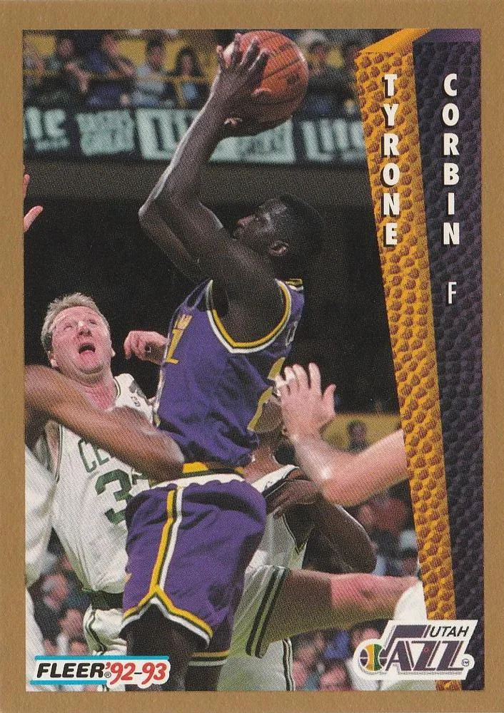 1992-93 Fleer Tyrone Corbin #220 card image