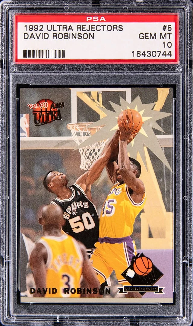 1992-93 Fleer Ultra David Robinson Rejections #5 card image