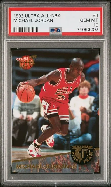 1992-93 Fleer Ultra Michael Jordan All-NBA #4 card image