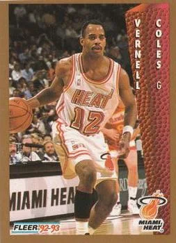 1992-93 Fleer Vernell Coles #116 card image