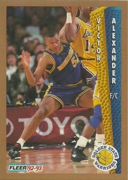 1992-93 Fleer Victor Alexander #72 card image