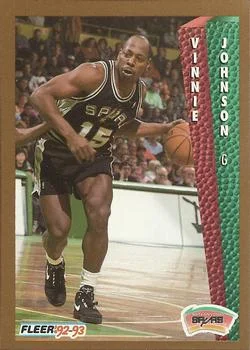 1992-93 Fleer Vinnie Johnson #206 card image