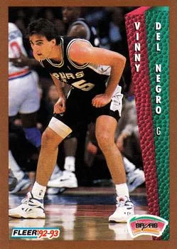 1992-93 Fleer Vinny Del Negro #426 card image