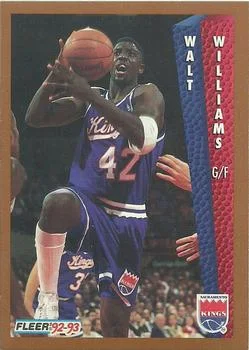 1992-93 Fleer Walt Williams #424 card image