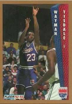 1992-93 Fleer Wayman Tisdale #199 card image