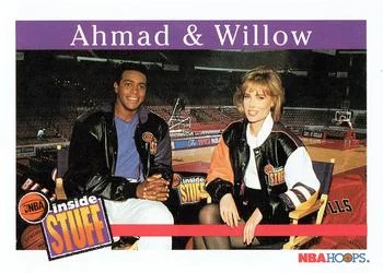 1992-93 Hoops Ahmad Rashad / Willow Bay IS #487 card image