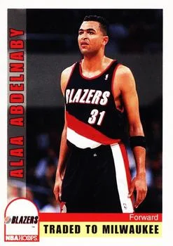 1992-93 Hoops Alaa Abdelnaby #187 card image