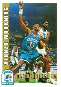 1992-93 Hoops Alonzo Mourning ROO #361 card image