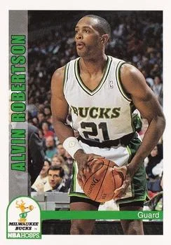 1992-93 Hoops Alvin Robertson #132 card image