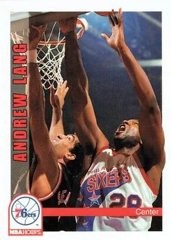 1992-93 Hoops Andrew Lang #446 card image